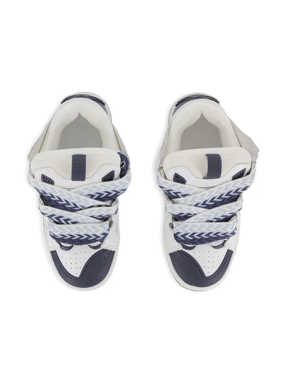 Lanvin Enfant Sneakers met uitgesneden detail Wit