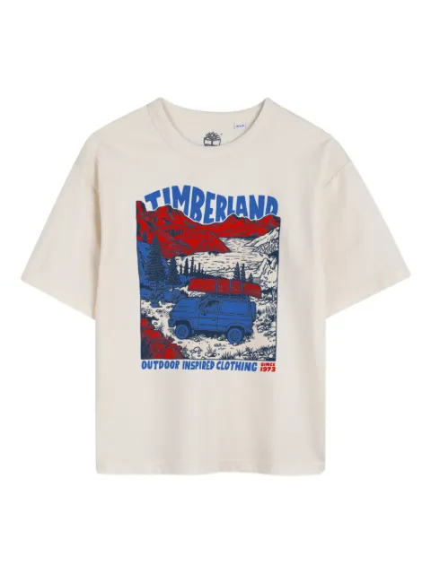 Timberland Kids playera con estampado gráfico