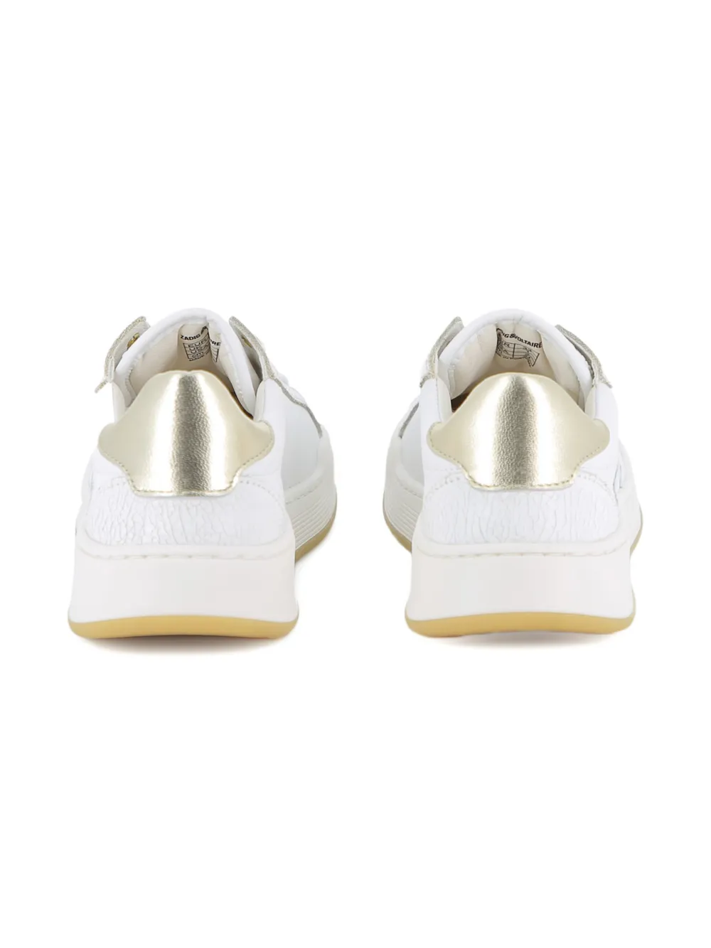 Zadig & Voltaire Kids Leren sneakers Wit