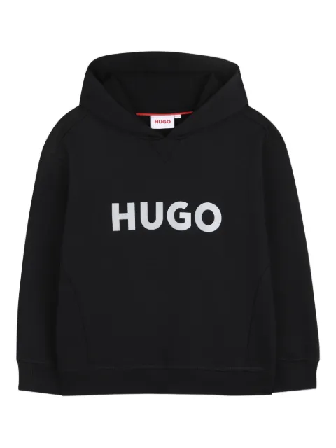 HUGO KIDS hoodie con detalle del logo