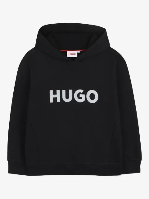 HUGO KIDS hoodie con detalle del logo
