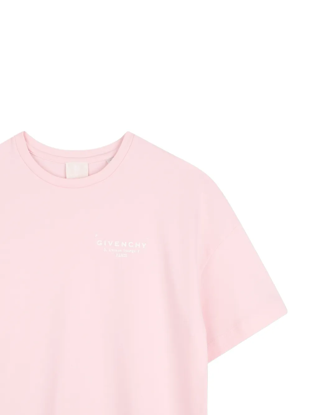 Givenchy Kids T-shirtjurk met logoprint Roze