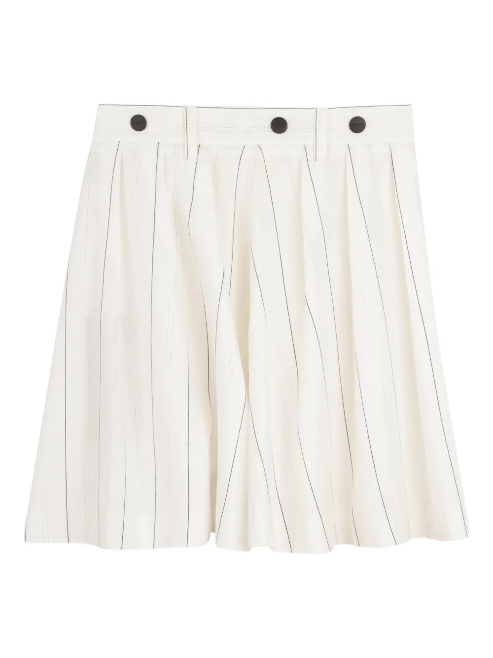 Dkny Kids Jurk met krijtstreep en knoopdetail Wit