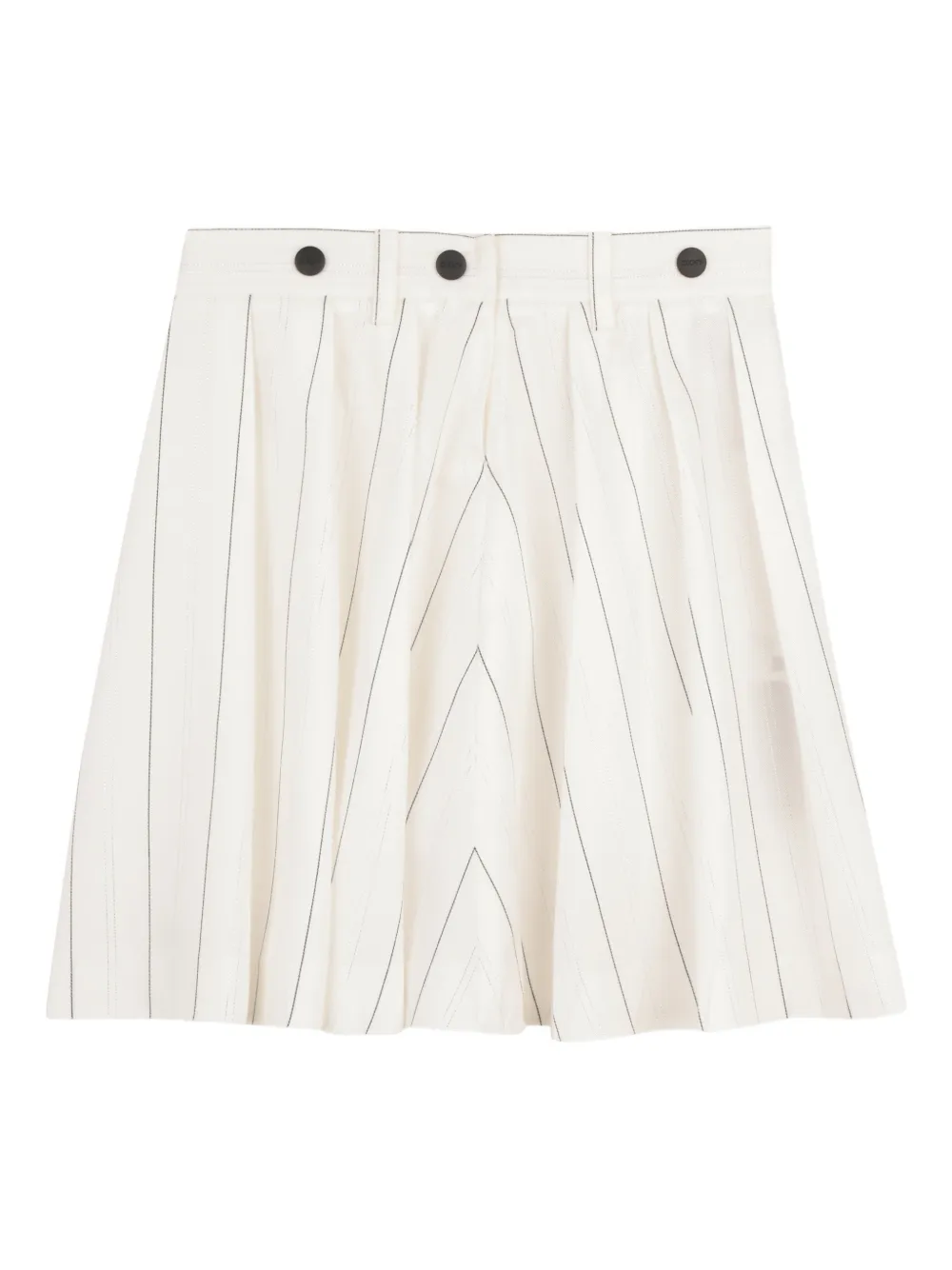 Dkny Kids Jurk met krijtstreep en knoopdetail Wit