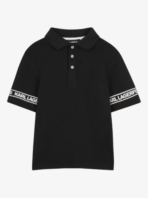 Karl Lagerfeld Kids sleeve-print top