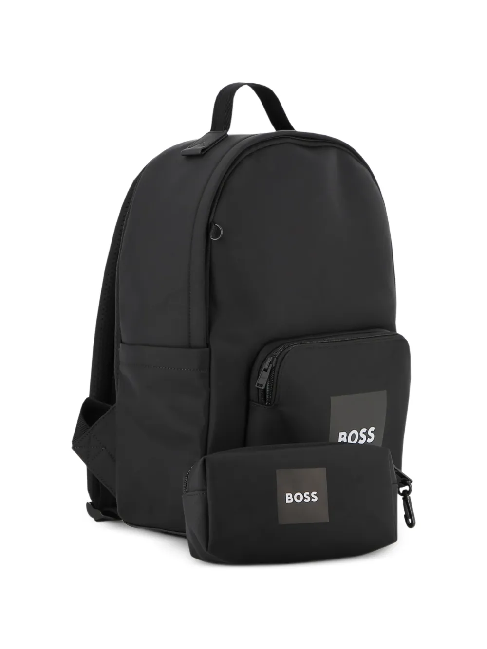  Boss Kidswear Zip Pocket Backpack - Black 
