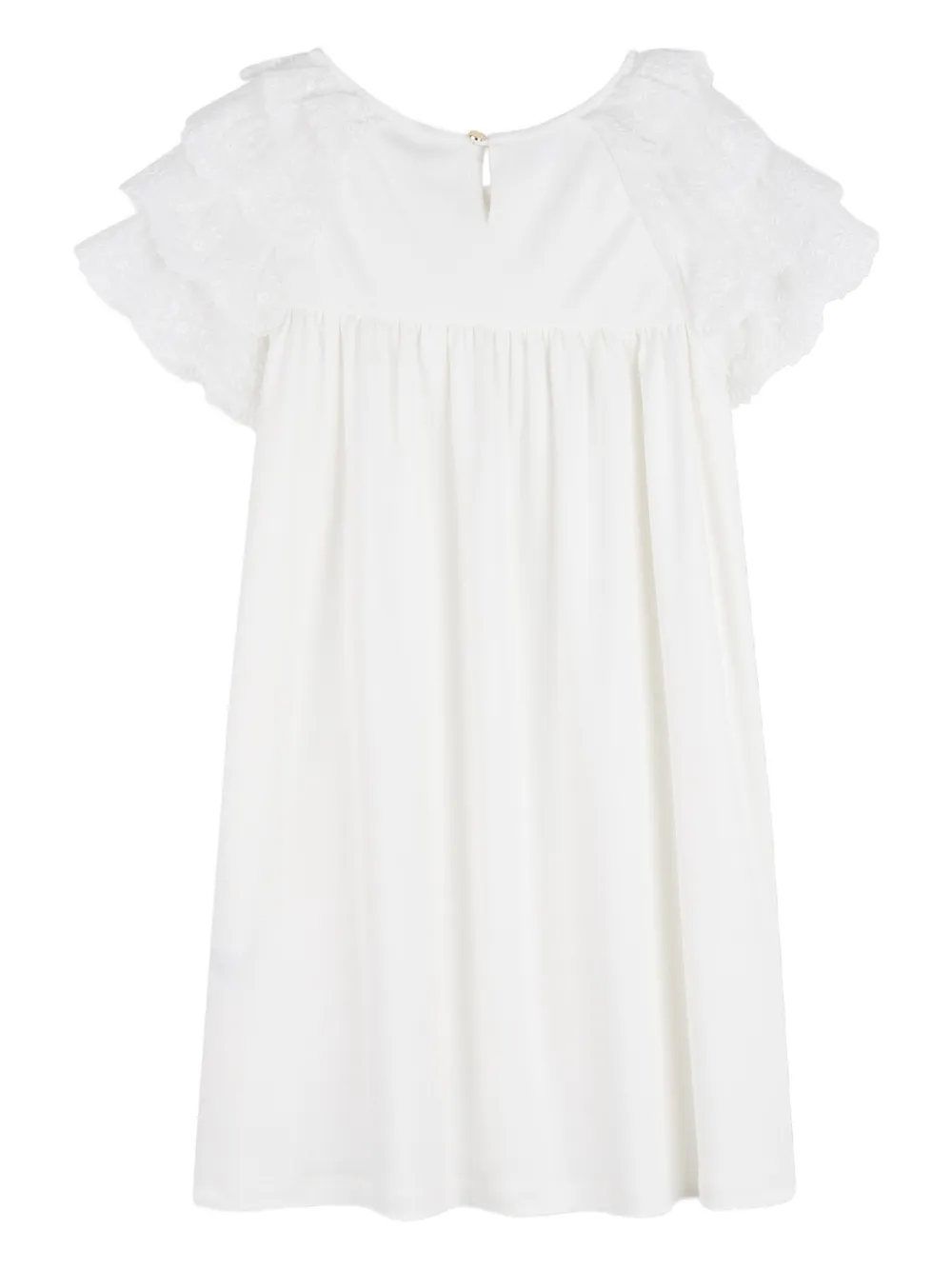 Lace Ruffled Dress