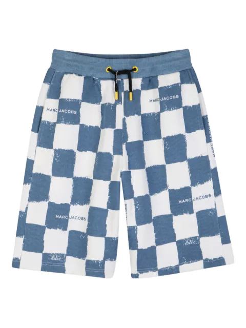 Marc Jacobs Kids Geruite shorts met trekkoordtaille