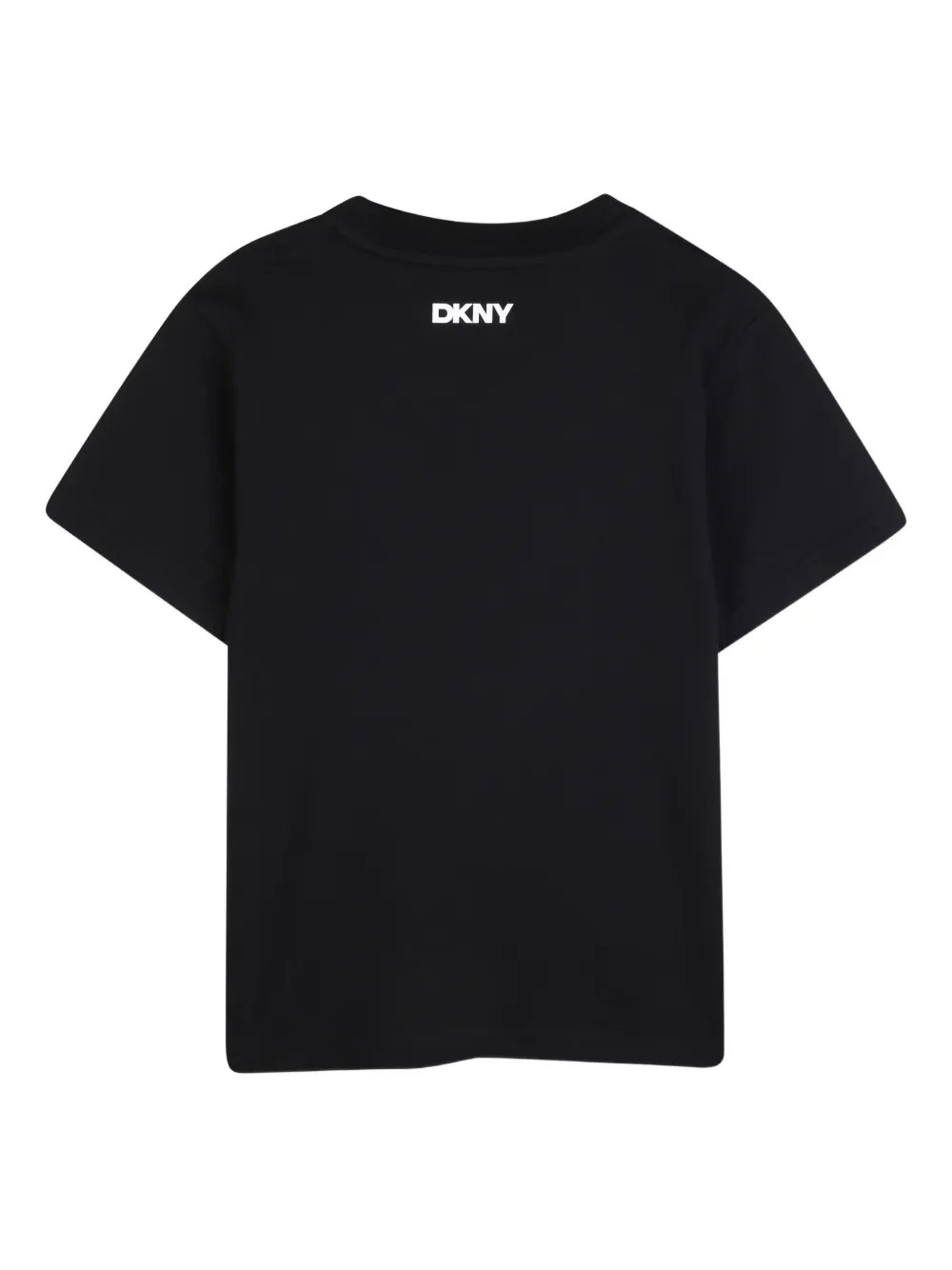 Dkny Kids T-shirt met ronde hals Zwart