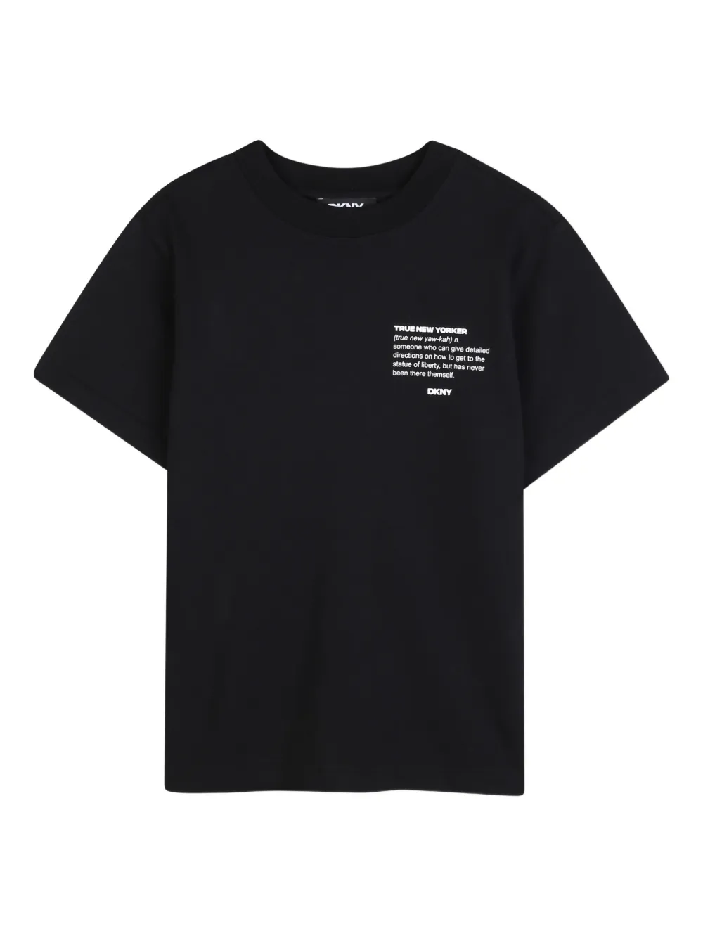 Dkny Kids crew-neck T-shirt - Nero