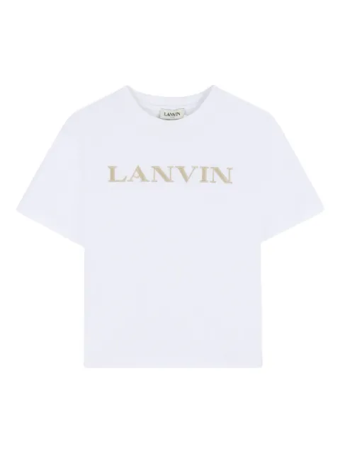 Lanvin Enfant playera con bordado