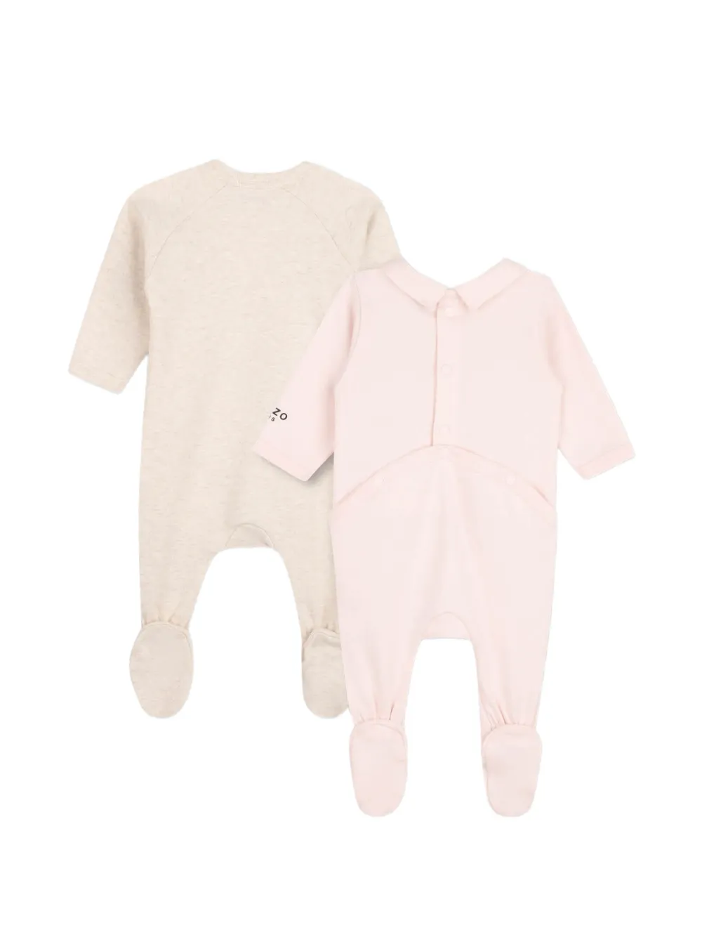  Kenzo Kids Floral-appliqué Pyjamas (set Of Two) - Pink 