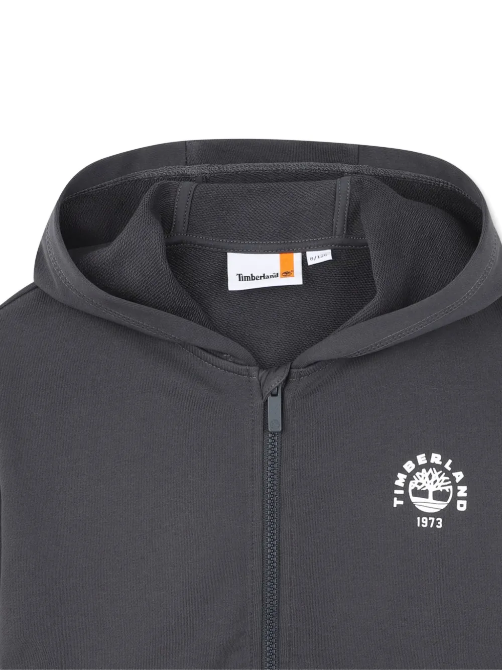 Timberland Kids Hoodie met logo Grijs