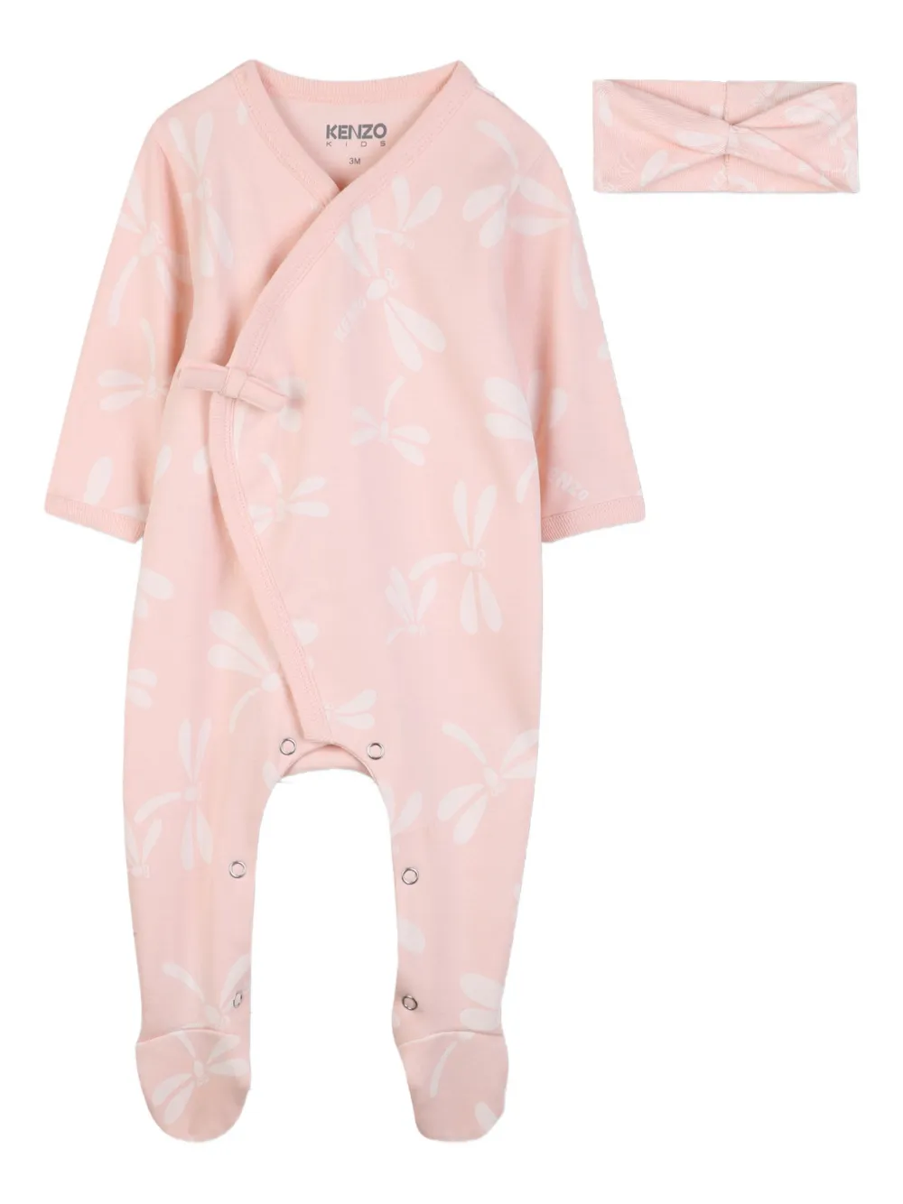 Kenzo Kids Set neonato con stampa - Rosa