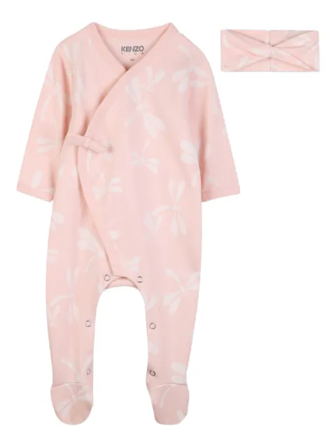 Kenzo Kids dragonfly-print babygrow set