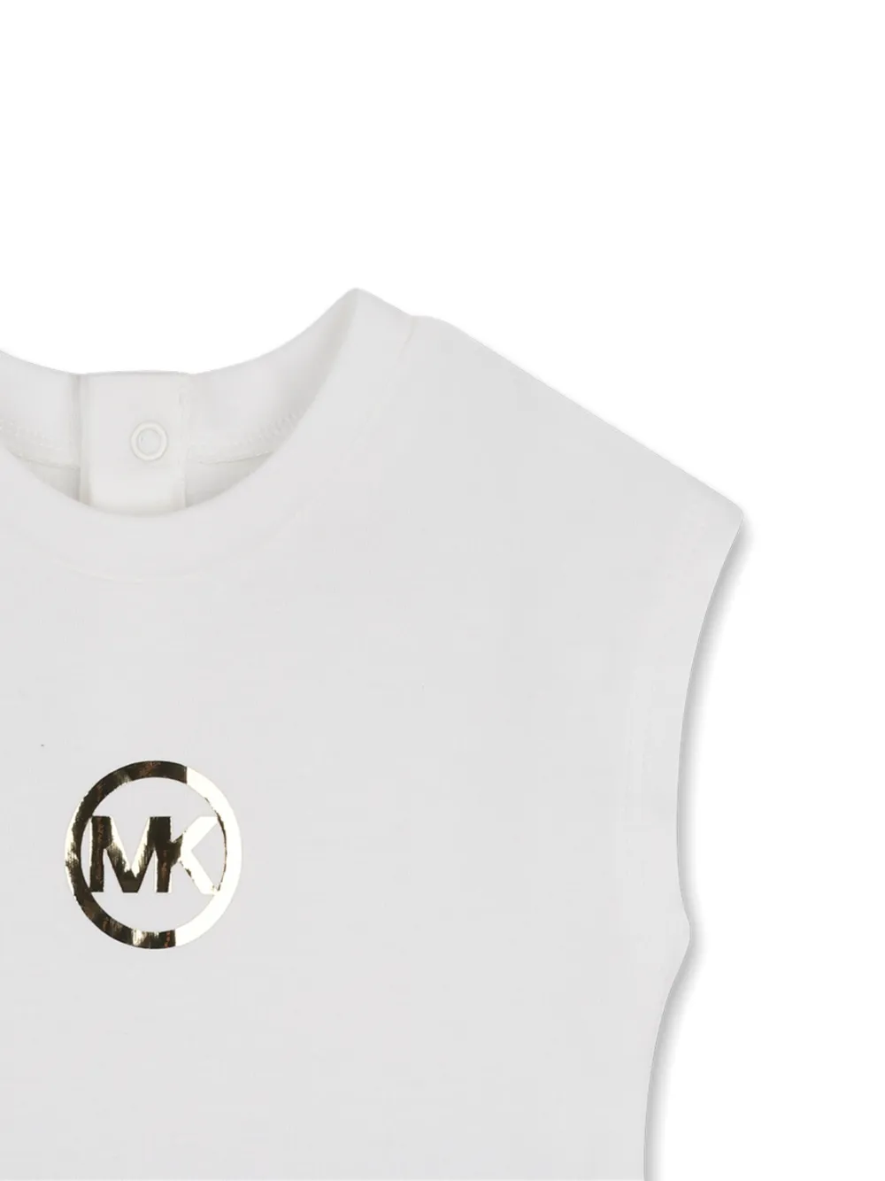 Michael Kors Kids Jurk met grafische print Wit