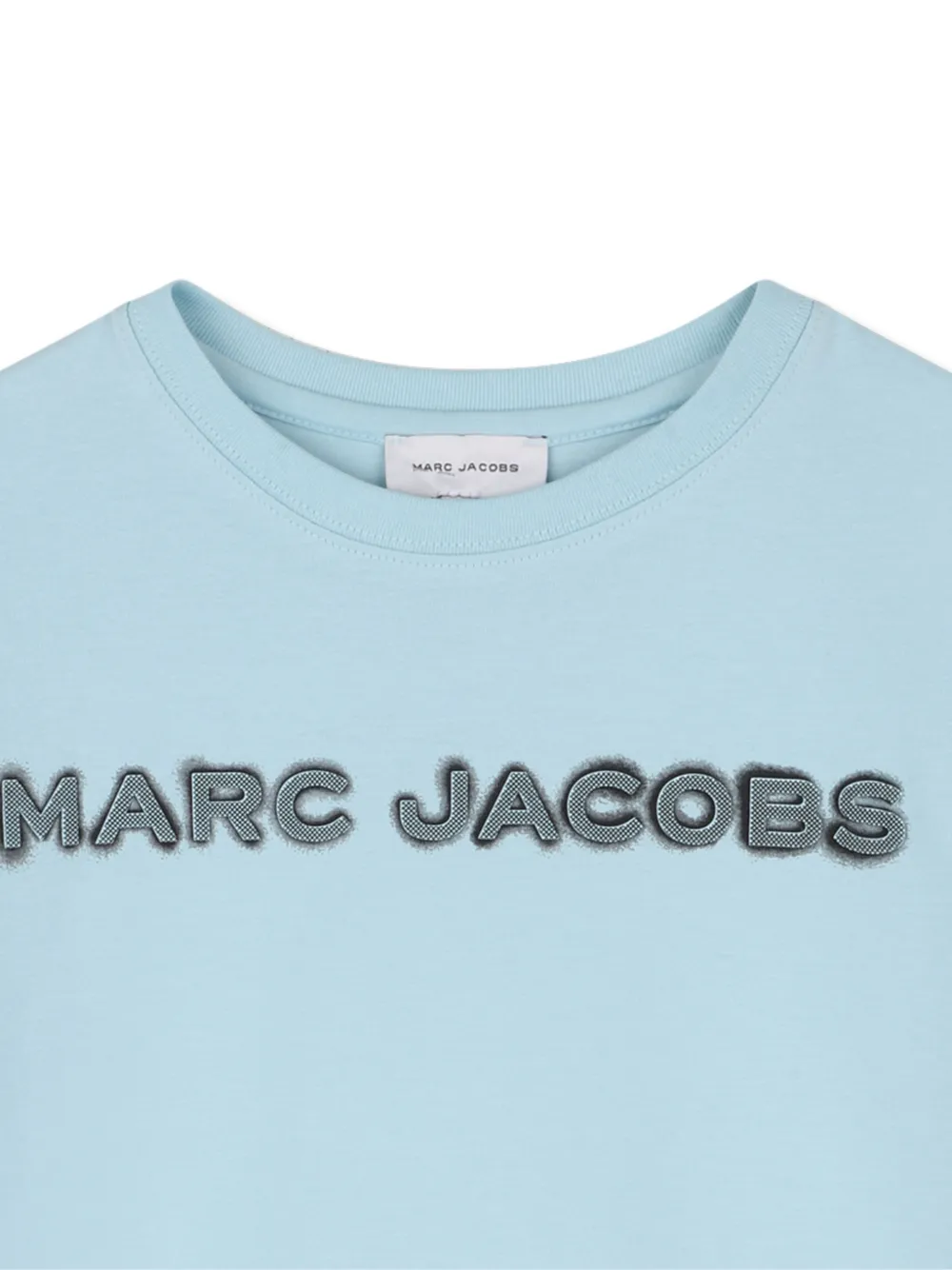 Marc Jacobs Kids T-shirt met logoprint Blauw