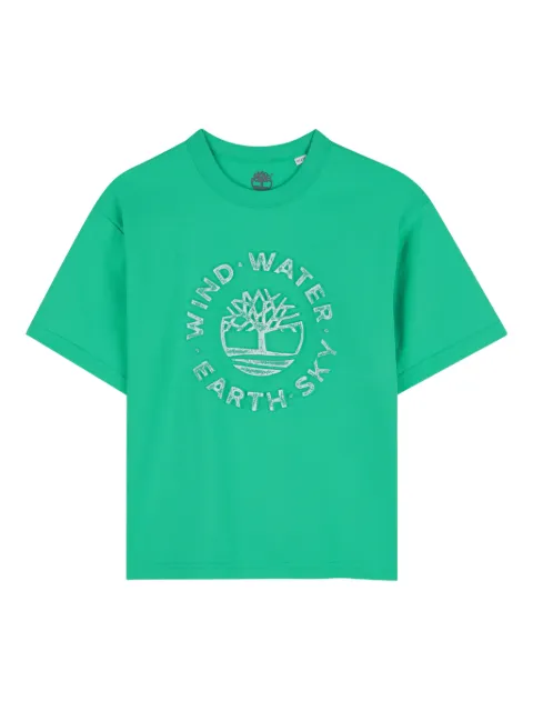 Timberland Kids grafisk T-shirt med rund hals