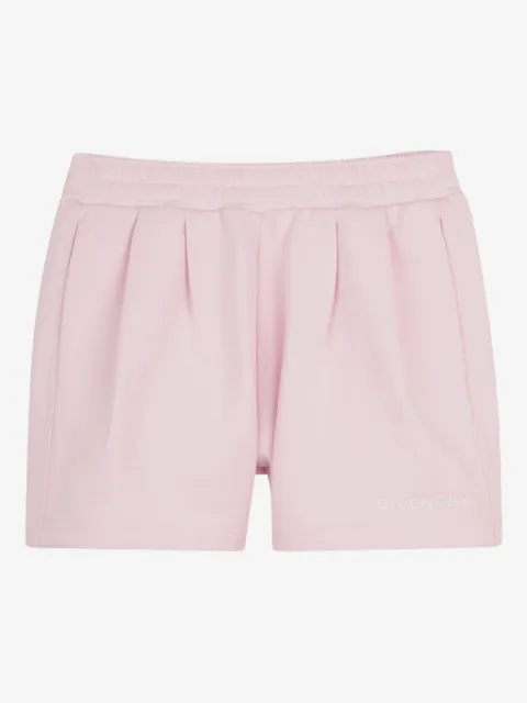 Givenchy Kids pleated cotton shorts