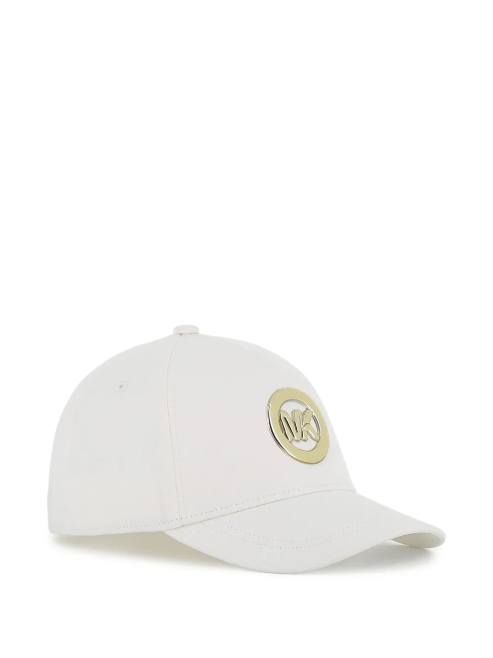 Michael Kors Kids Cappello da baseball con placca logo - Bianco