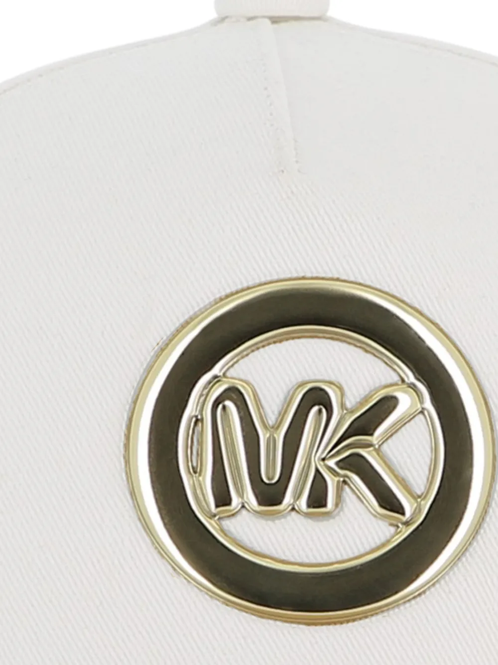 Michael Kors Kids Honkbalpet met logoplakkaat Wit