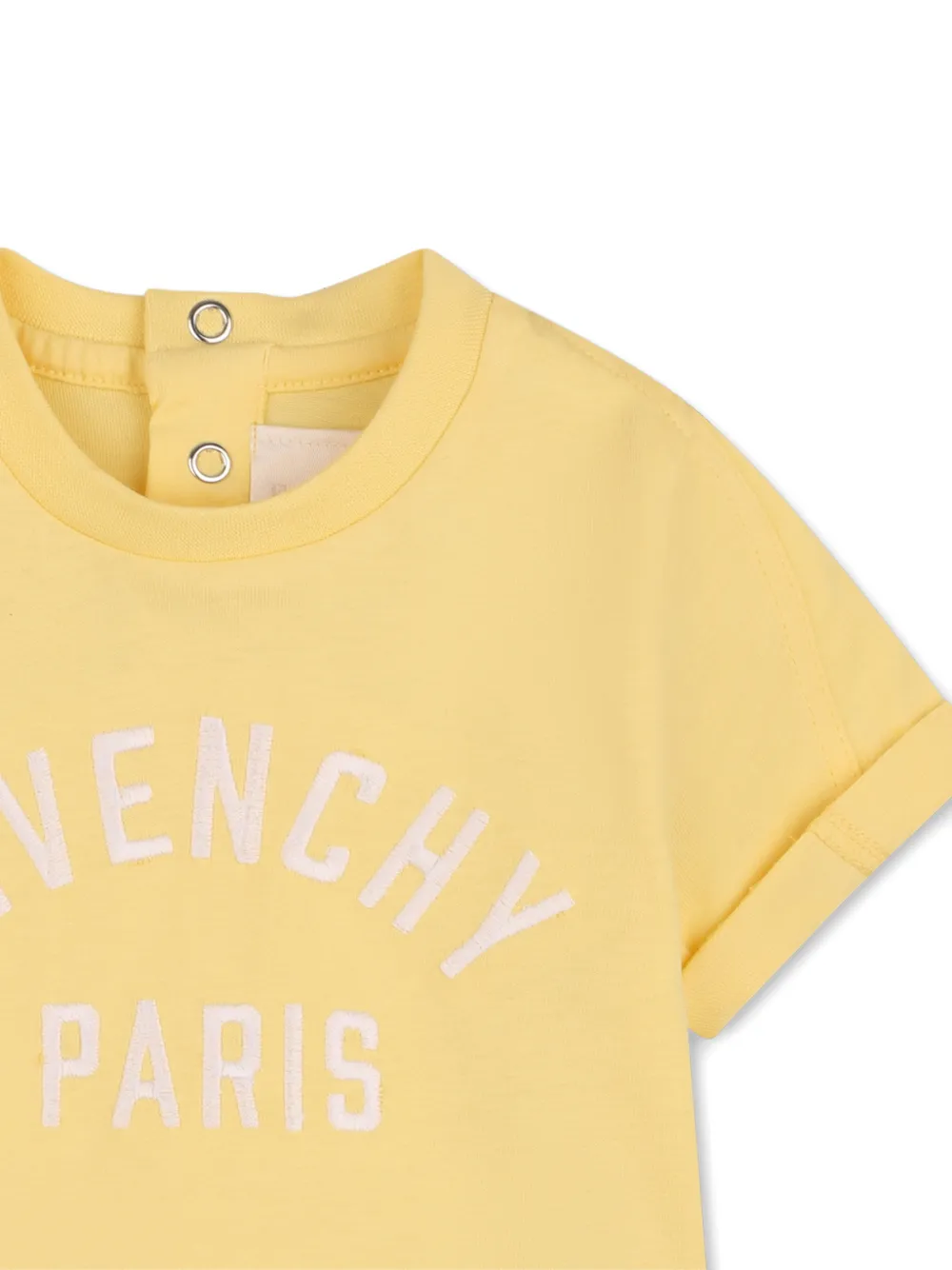  Givenchy Kids Crewneck Baby T-shirt - Yellow 