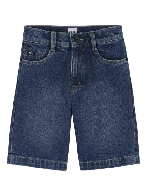 BOSS Kidswear denim pocket shorts