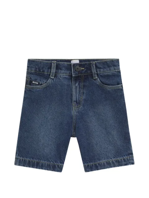 BOSS Kidswear shorts de mezclilla con bolsillos