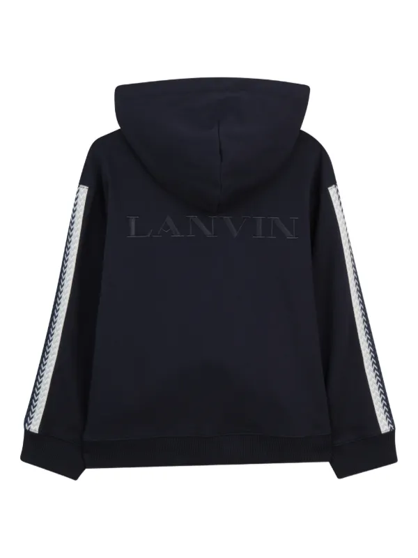 Lanvin Enfant ストライプ パーカー | ブルー | FARFETCH JP