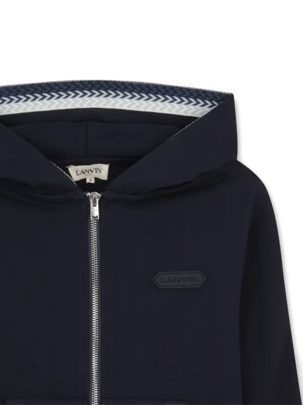 Lanvin Enfant ストライプ パーカー | ブルー | FARFETCH JP