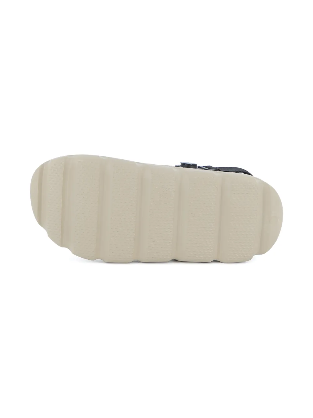 BOSS Kidswear Sandalen met logoplakkaat Beige