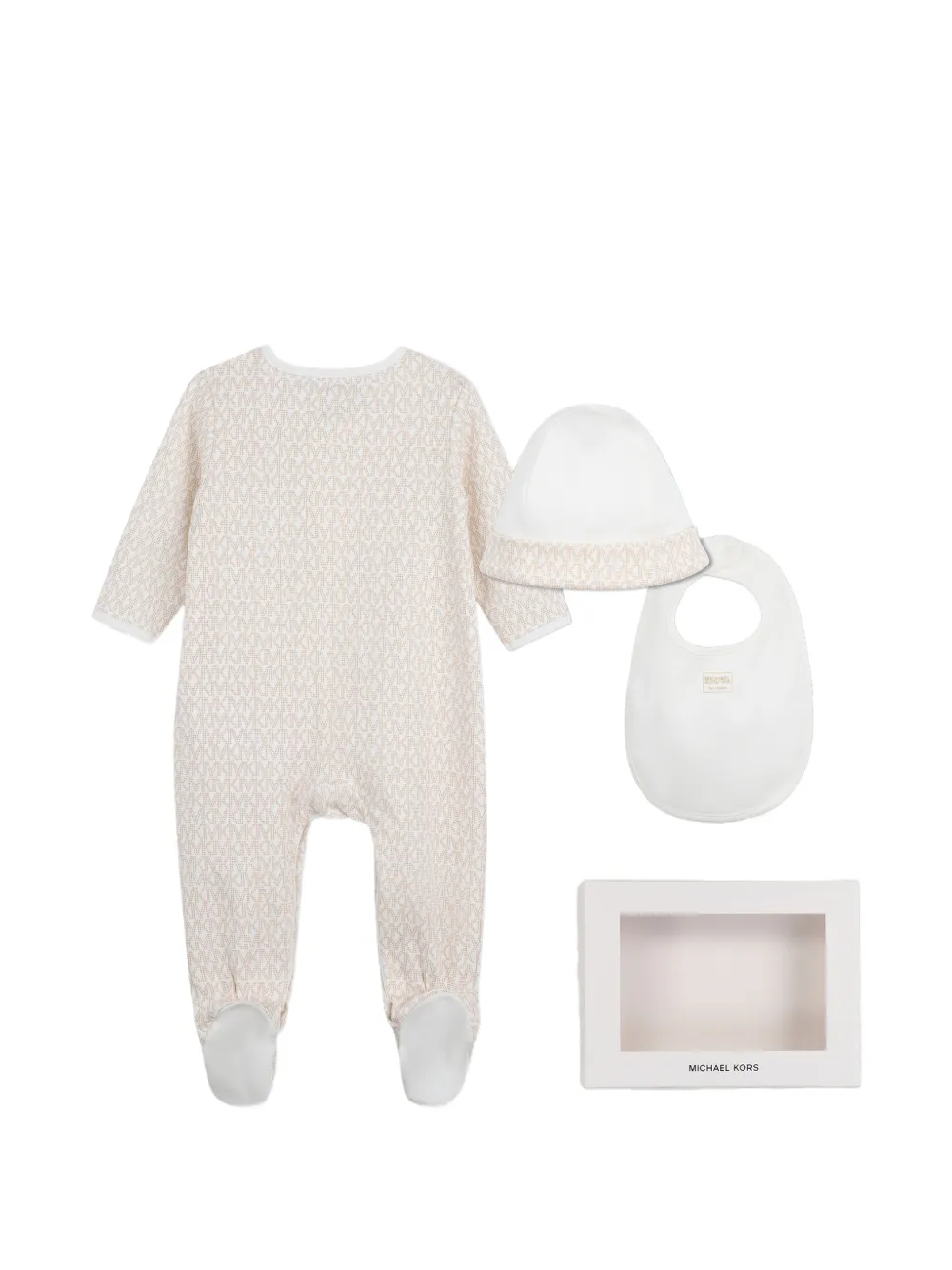  Michael Kors Kids Snap-button Babygrow Sets - Neutrals 