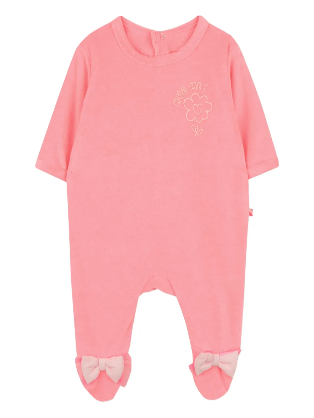 Billieblush Romper en muts met strikdetail Roze