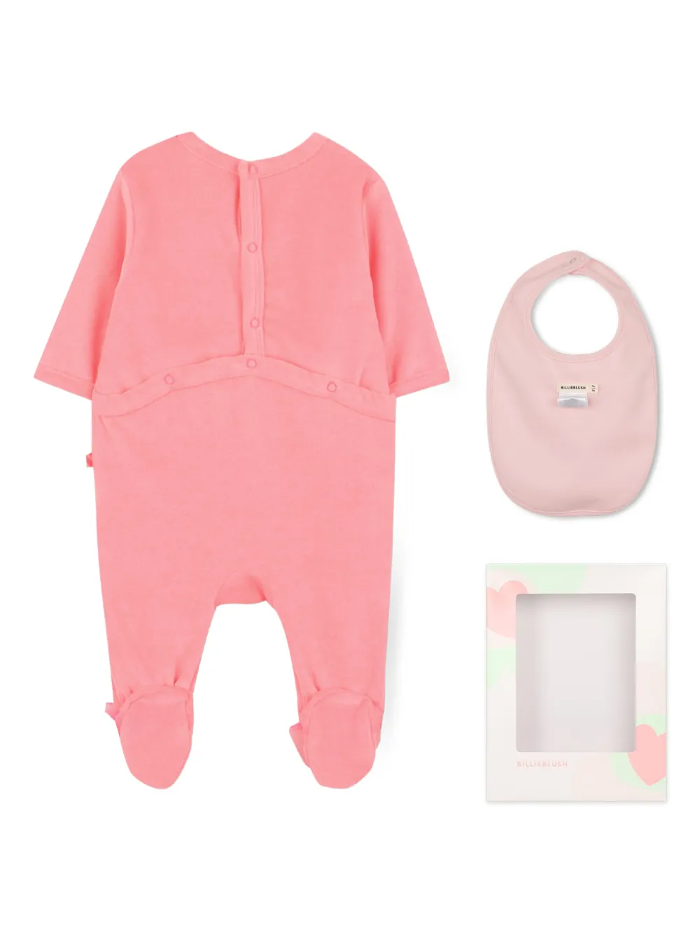 Billieblush Romper en muts met strikdetail Roze