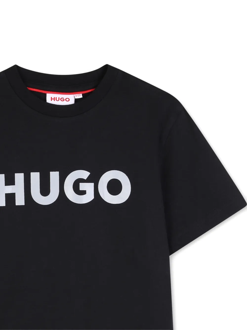 HUGO KIDS T-shirt met logo Zwart