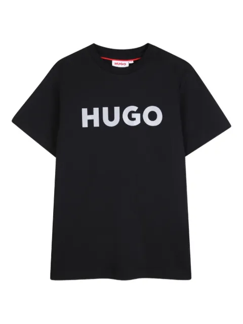 HUGO KIDS playera manga corta con logo y detalles