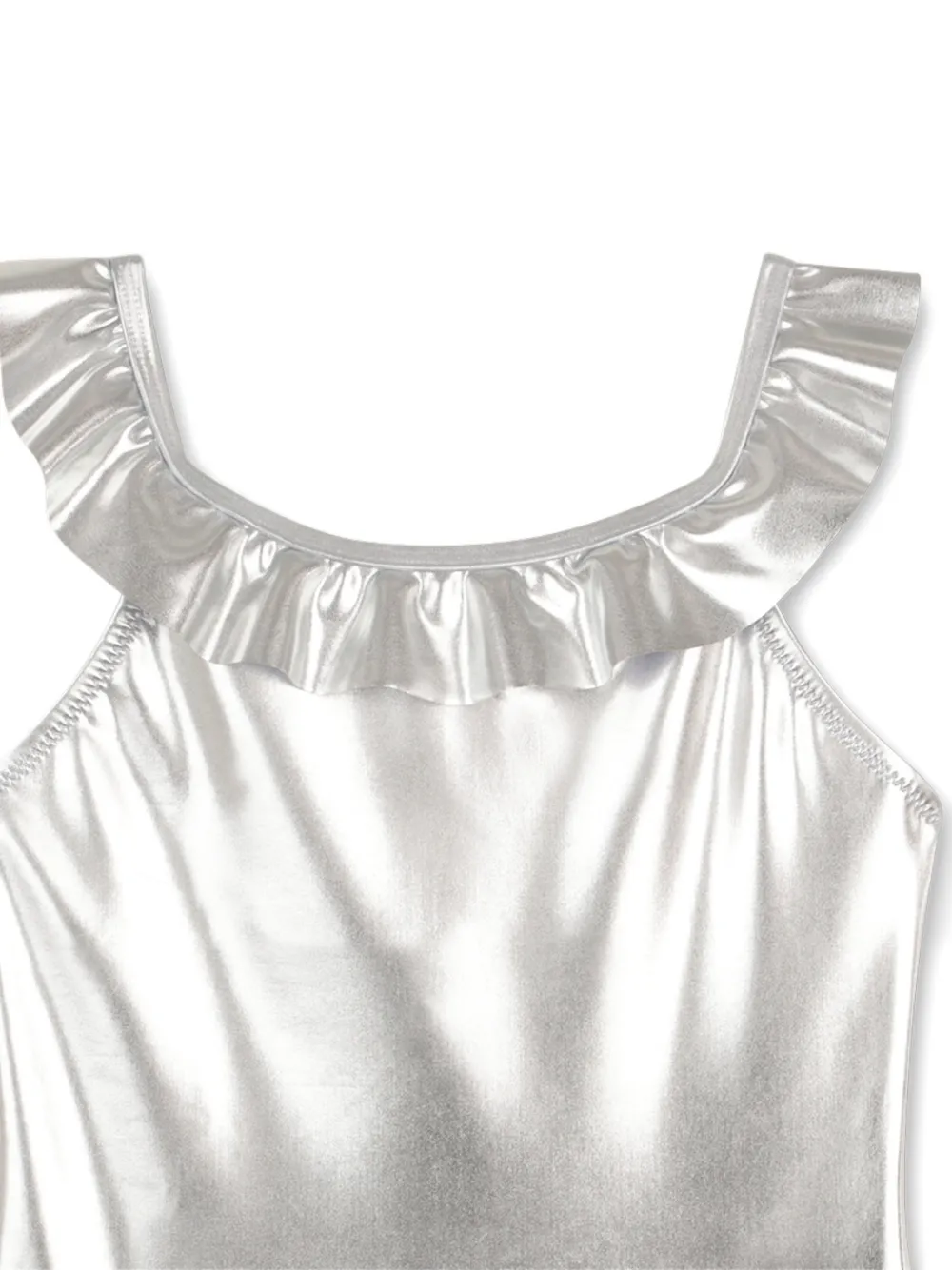 Michael Kors Kids Badpak met ruches Zilver