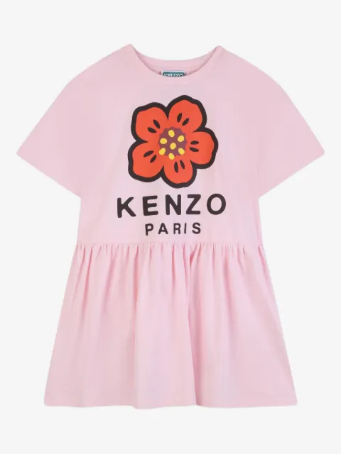 Kenzo Kids floral-print dress