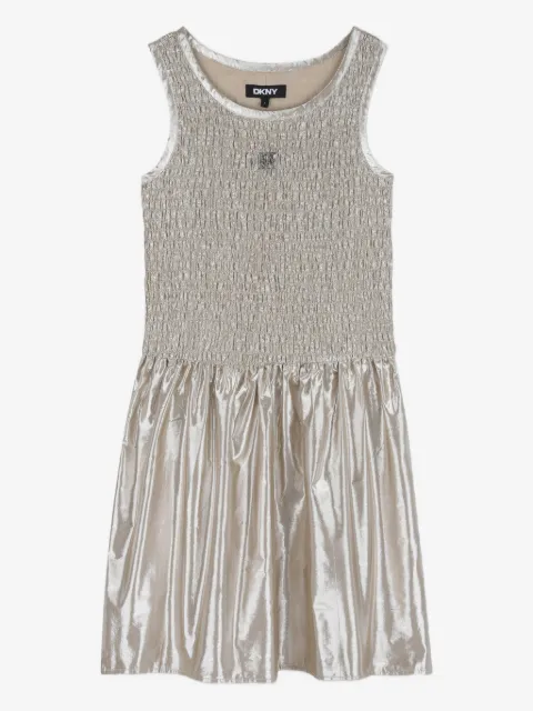 Dkny Kids robe mi-longue à fronces