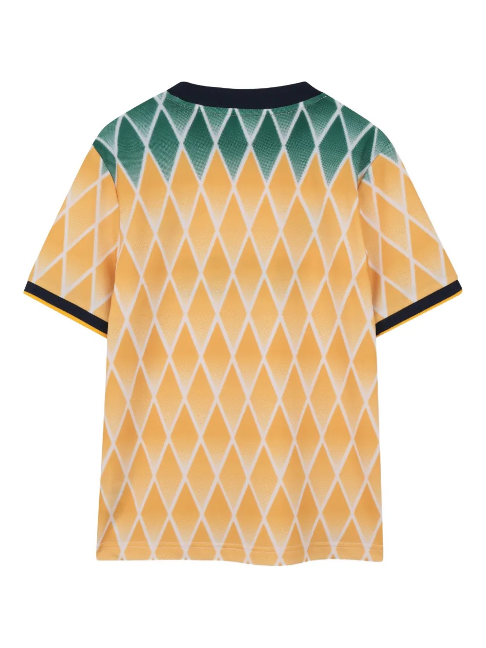 BOSS Kidswear T-shirt met diamantprint Geel