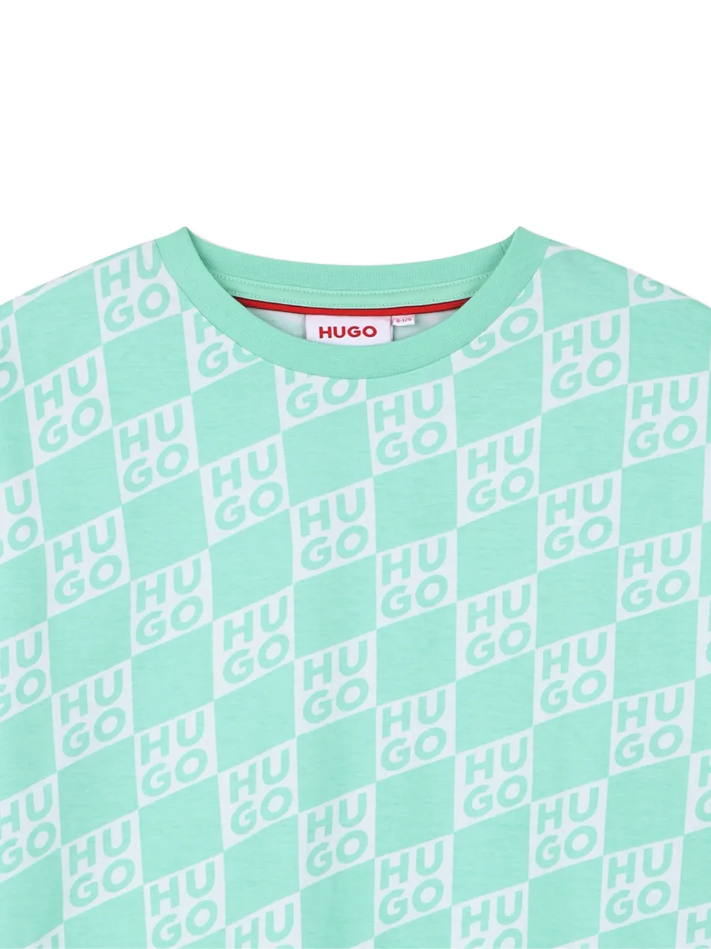  Hugo Kids Patterned Short-sleeve T-shirt - Green 
