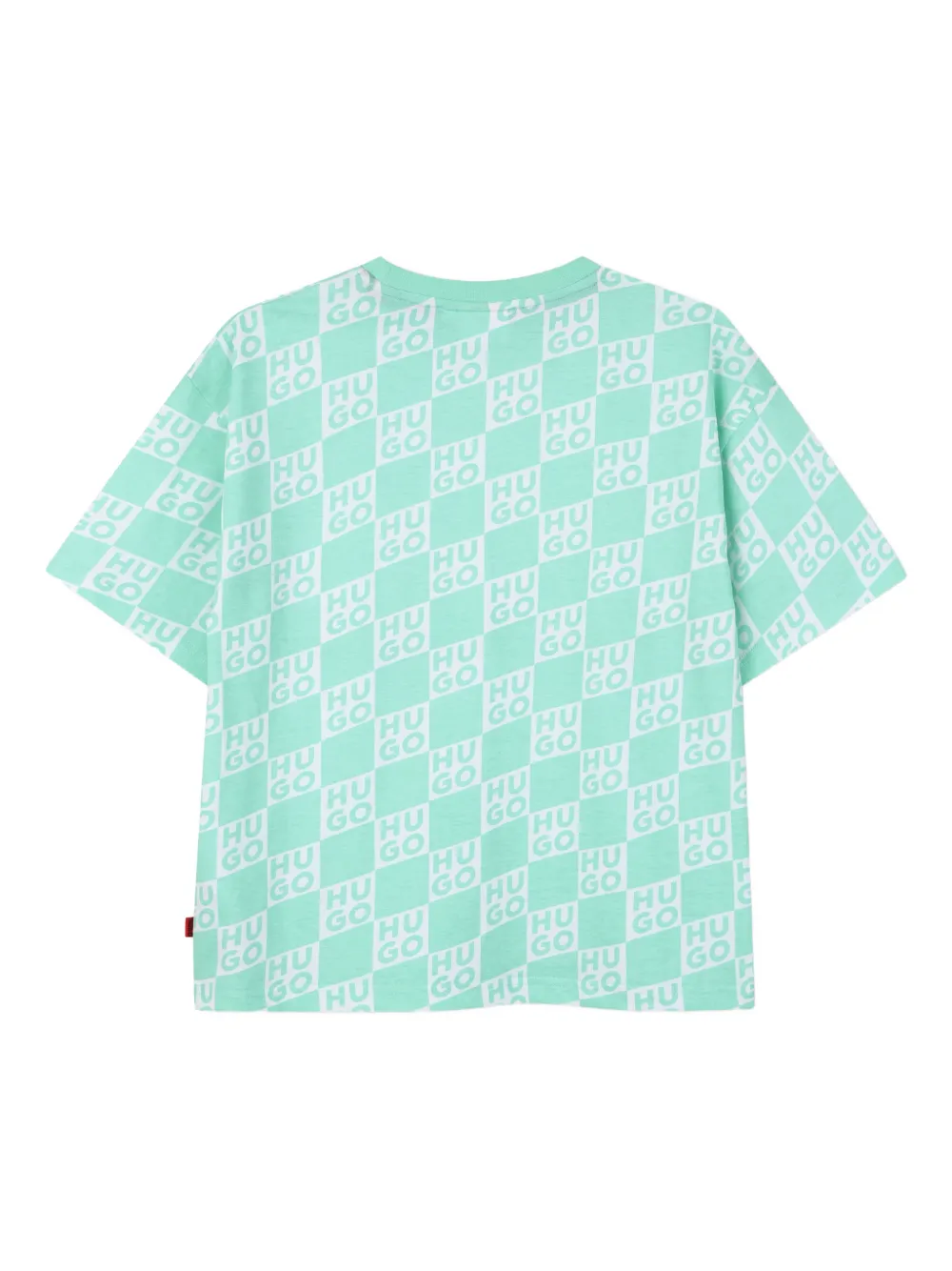  Hugo Kids Patterned Short-sleeve T-shirt - Green 