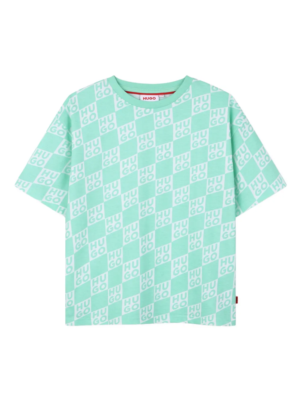 HUGO KIDS T-shirt a fantasia - Verde
