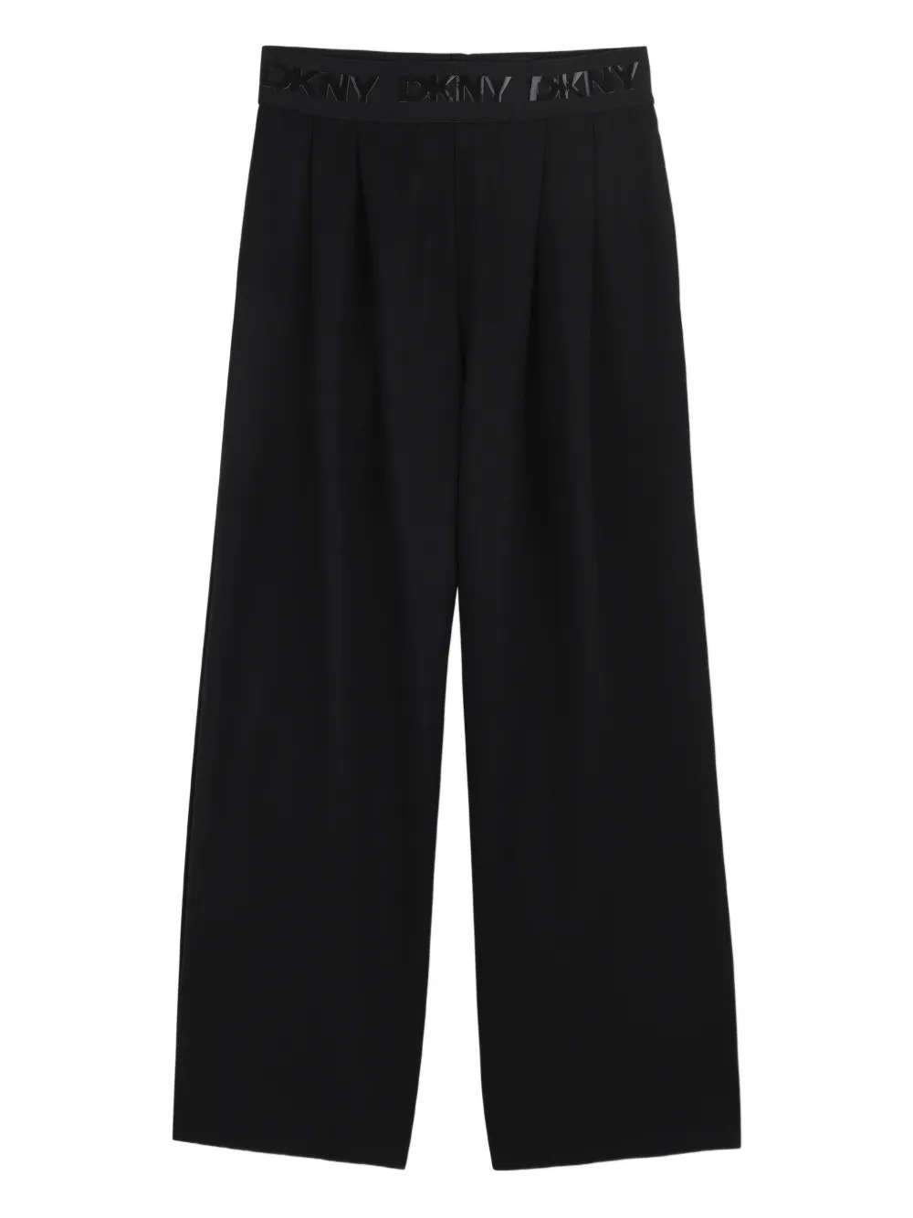 Dkny Kids logo-waistband trousers - Nero