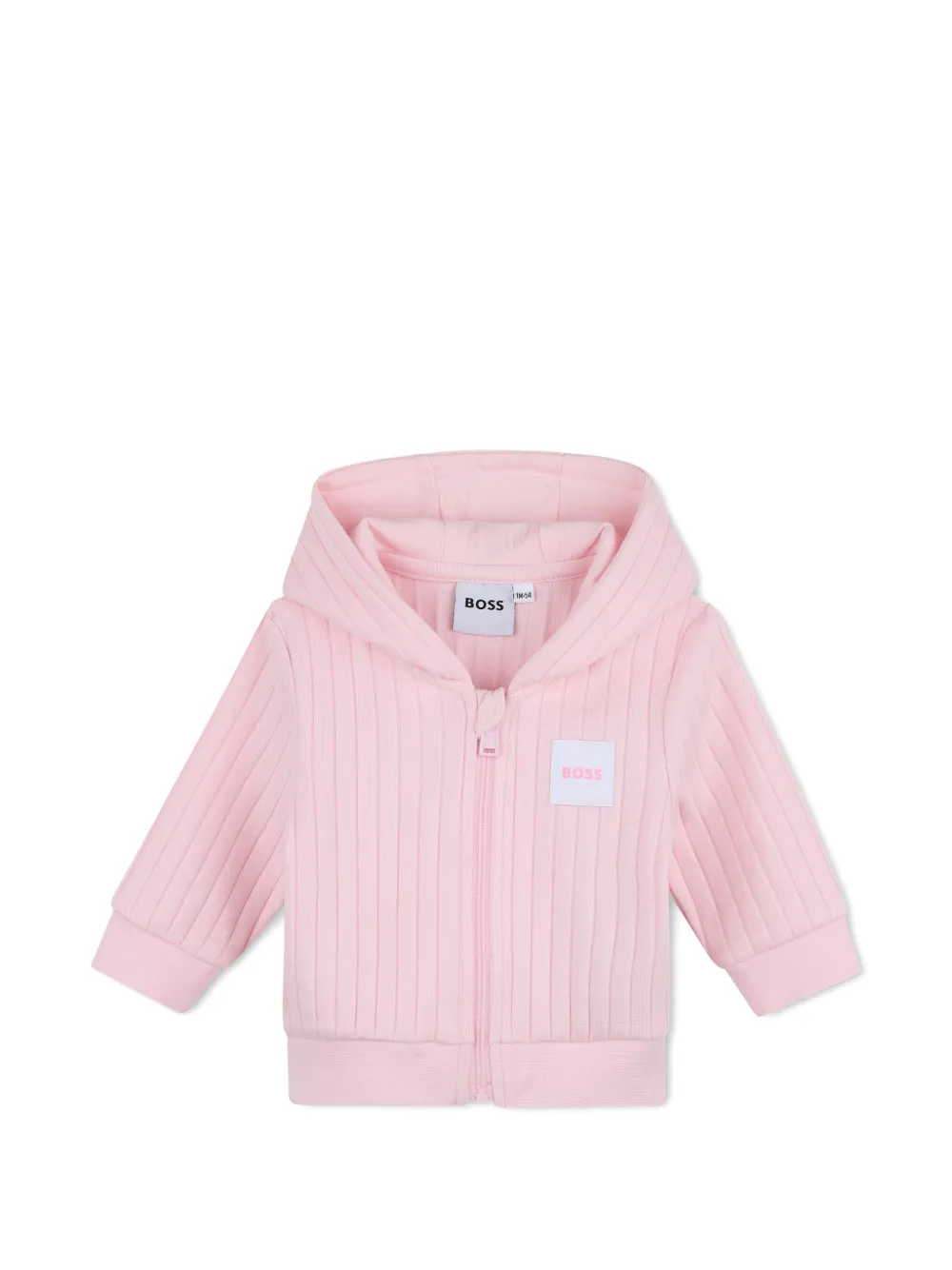  Boss Kidswear Hooded Ribbed Set - Pink 