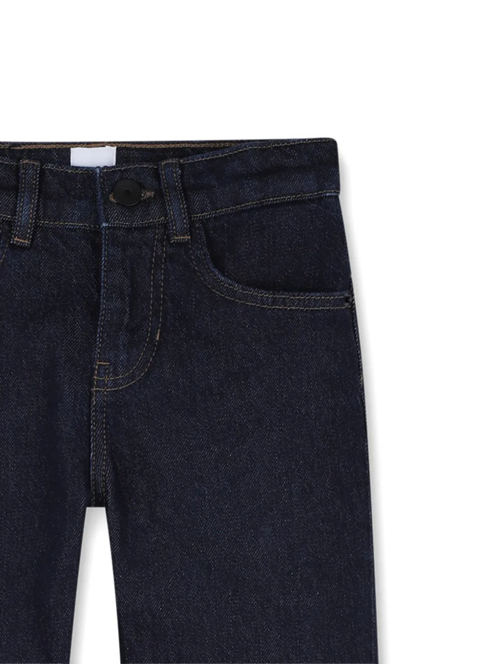  Boss Kidswear Leather-patch Jeans - Blue 