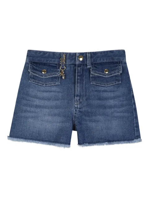 Chloé Kids frayed pocket shorts