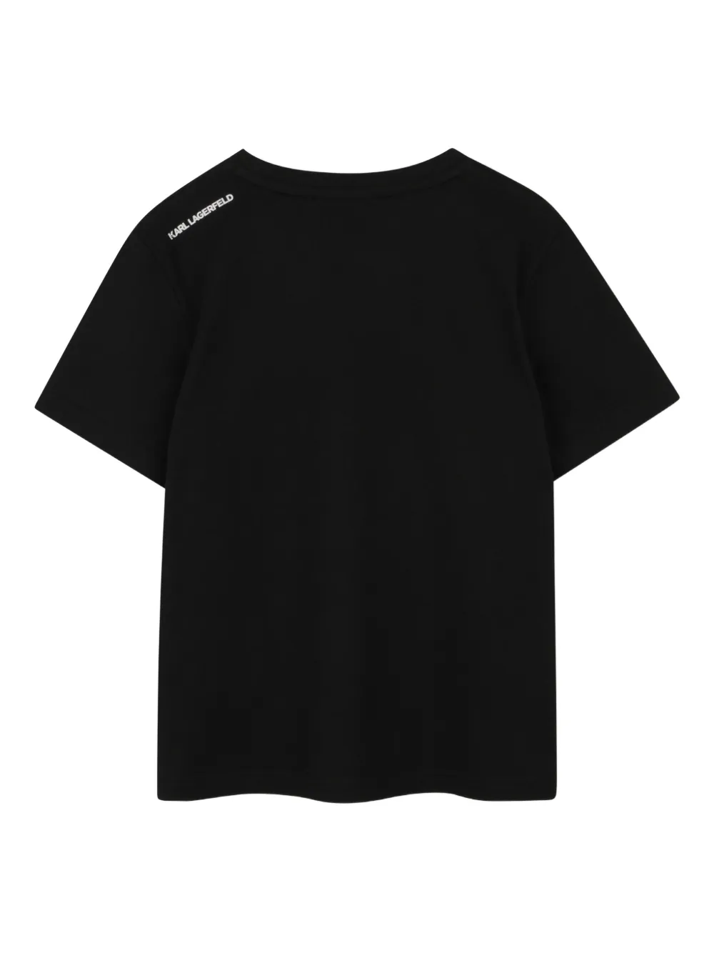 Karl Lagerfeld Kids T-shirt met logoprint Zwart