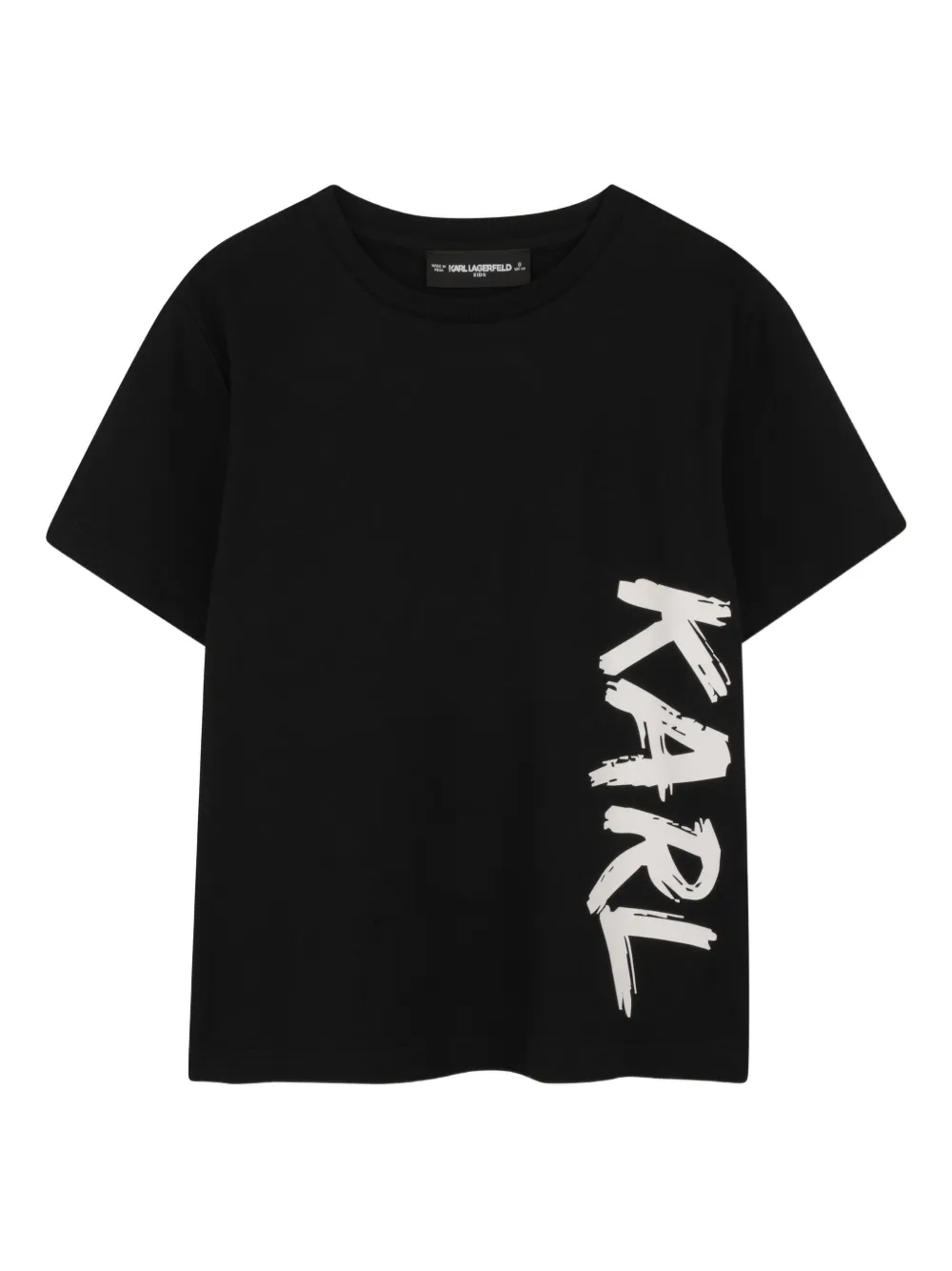 Karl Lagerfeld Kids logo-print T-shirt - Nero