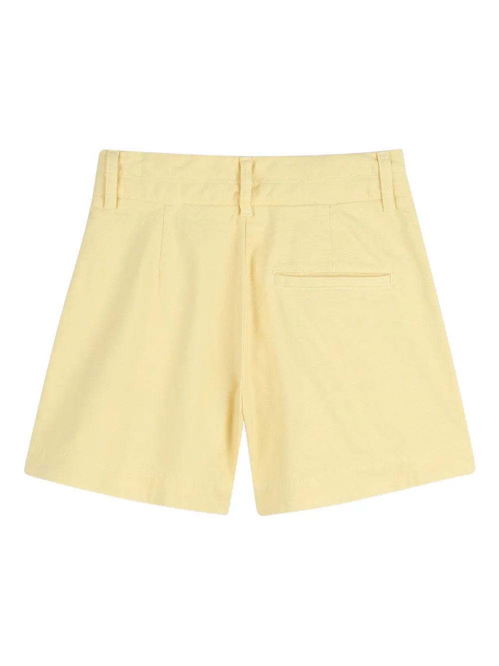 Chloé Kids Geplooide shorts met bedel Geel